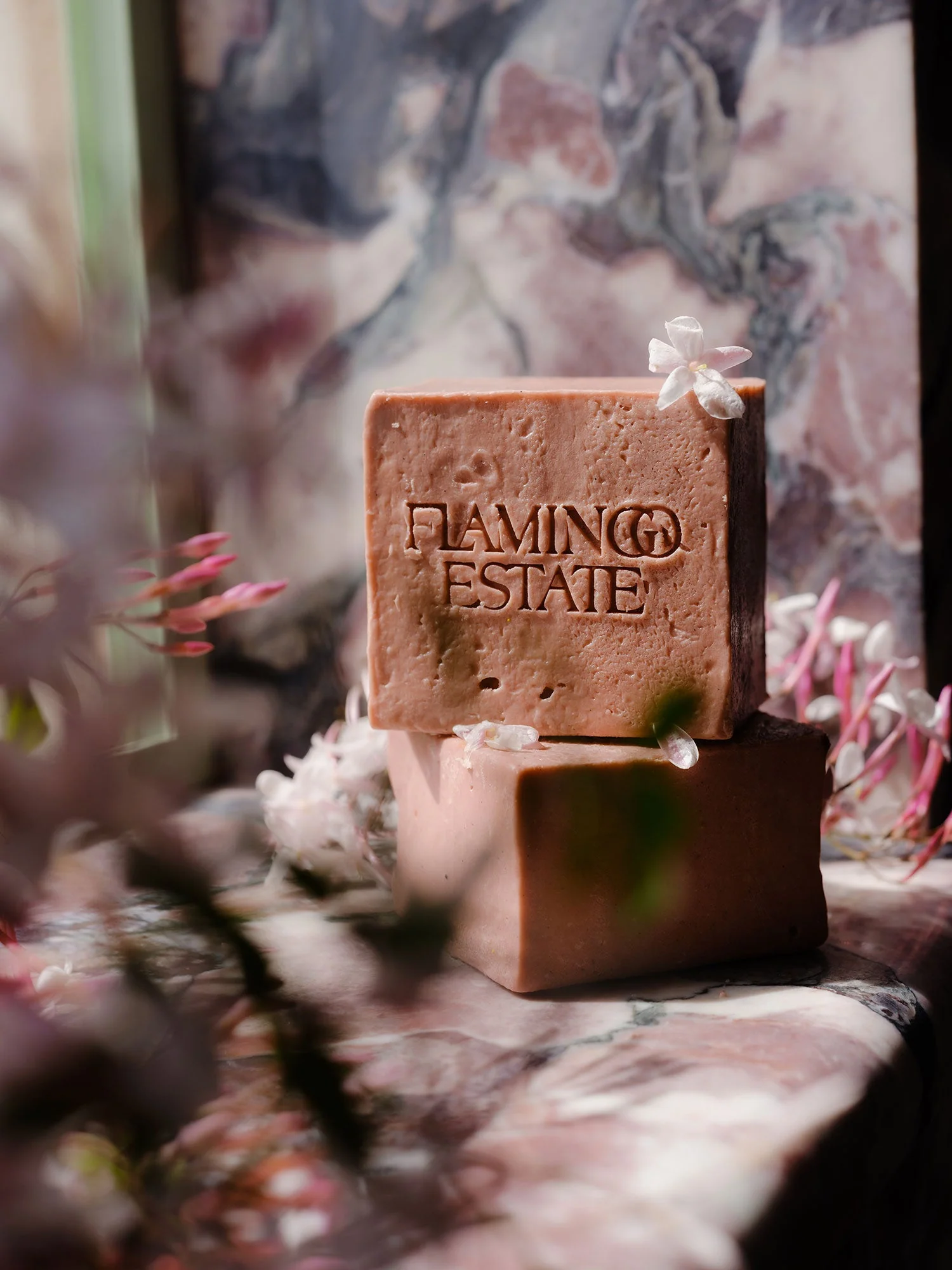 Jasmine Damask Rose Soap Brick - Image 6