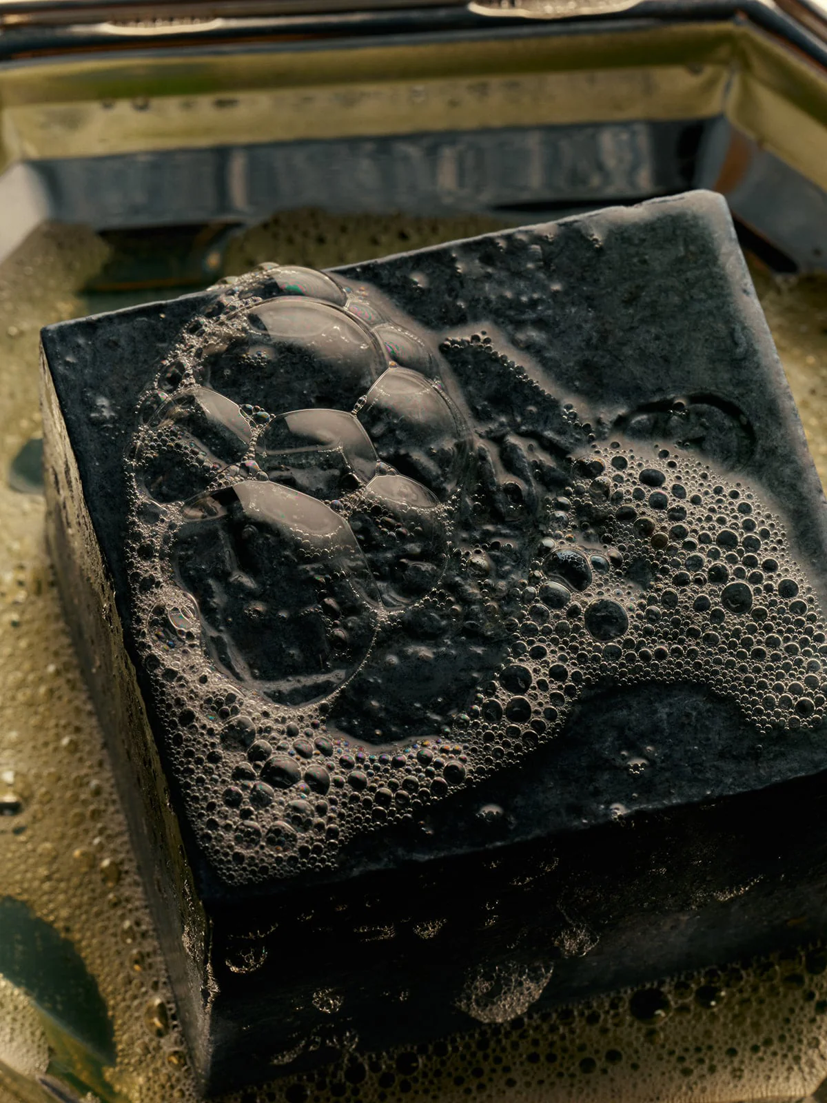 Lavender Activated Charcoal Soap Brick - Image 5